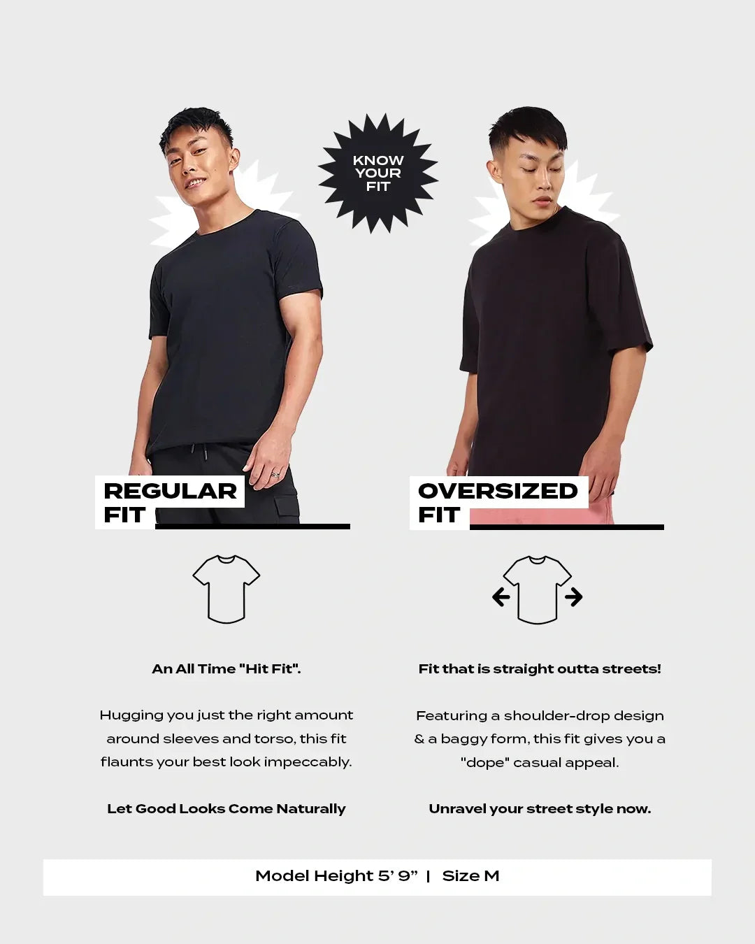 Men's Chocolate Brown Wild Typography Oversized T-shirt